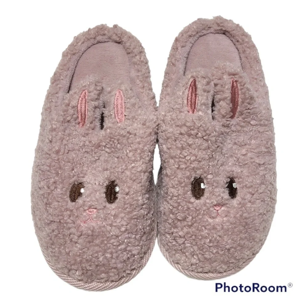 CAT & JACK PINK BUNNY SLIPPERS